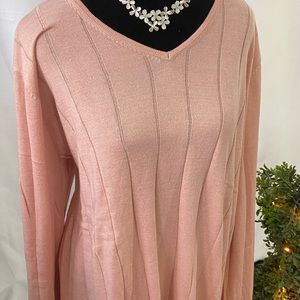 ROMANS Large Baby Pink Super Soft Luxury Sweater